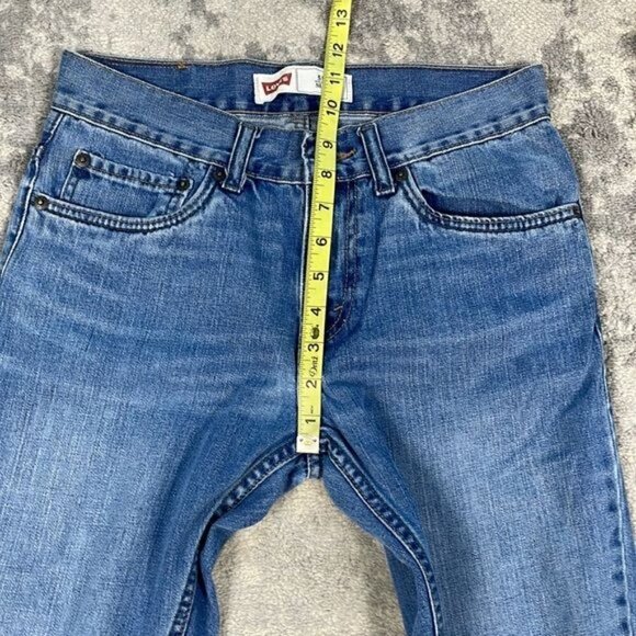 Levis Boys 511 Slim Fit Medium Blue Wash Denim Jeans Sz 16  28 x 28 - Picture 8 of 11